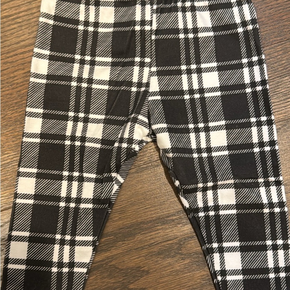 Plaid Kids Leggings
